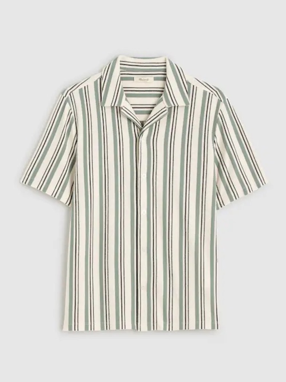 Madewell The Camp Shirt in Seaport Terry Frosted Cypress Size L NWD $98
0A074 - Picture 7 of 12
